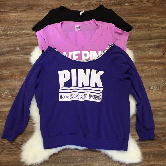 PINK Victoria's Secret Tops - VS Pink Sweater and tops bundle